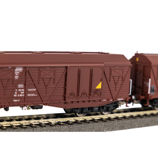Zestaw 2 wagonów towarowych 401Ka PKP PIKO 58286 H0